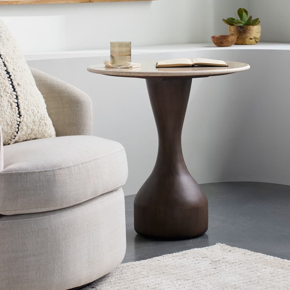 Mila Rose Lacquered Mango Wood End Table by Livabliss - Image 6