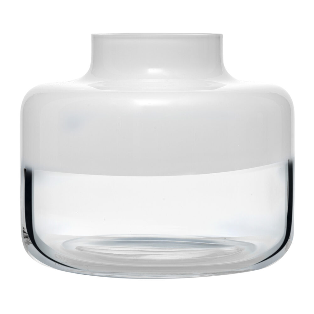 Magnolia Vase White Large by Nude Glass