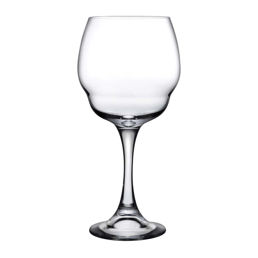 Heads Up Set of 2 Red Wine Glasses by Nude Glass
