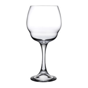 Heads Up Set of 2 Red Wine Glasses by Nude Glass