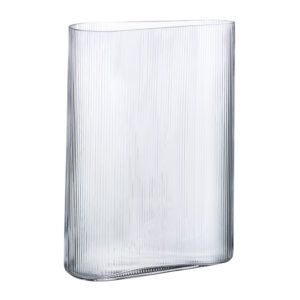 Mist Vase Clear Short by Nude Glass