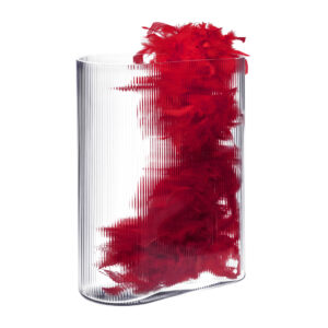 Mist Vase Clear Tall by Nude Glass