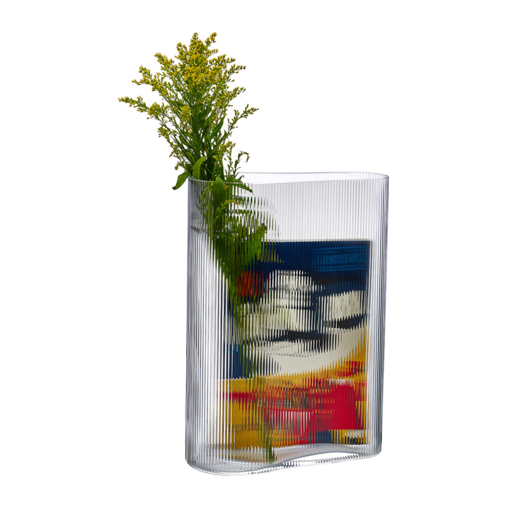 Mist Vase Clear Tall by Nude Glass - Image 3