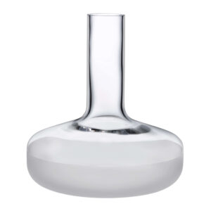 Contour Wine Carafe with Sandblasted Base by Nude Glass