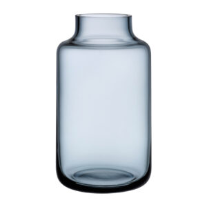 Magnolia Mini Vase Large Steel Blue by Nude Glass