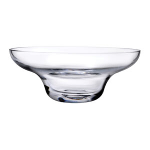 Heads Up Wide Bowl Large Clear by Nude Glass