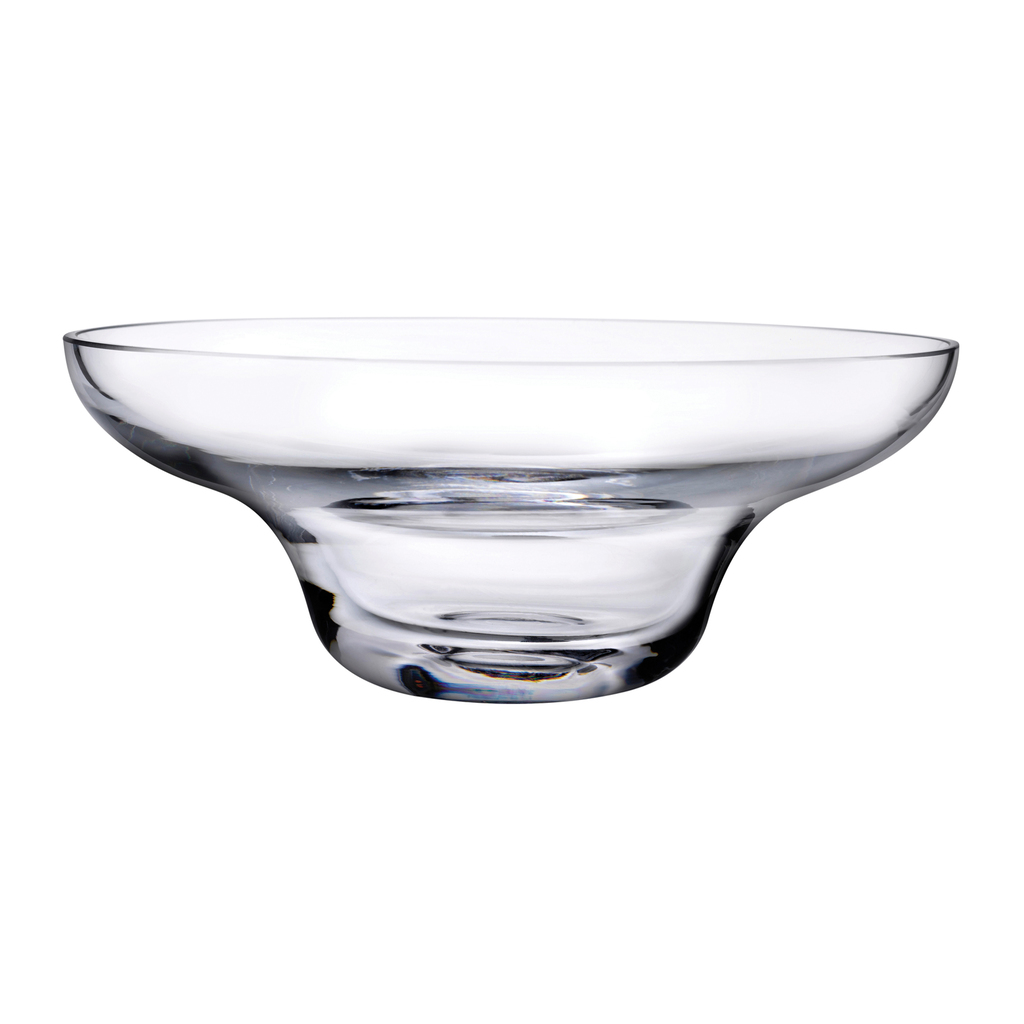 Heads Up Wide Bowl Large Clear by Nude Glass