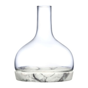 Chill Carafe With Marble Base by Nude Glass