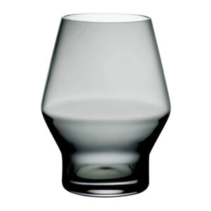 Beak Set of 2 Smoke Glasses by Nude Glass
