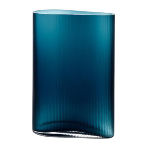 Mist Vase Petroleum Green Short by Nude Glass