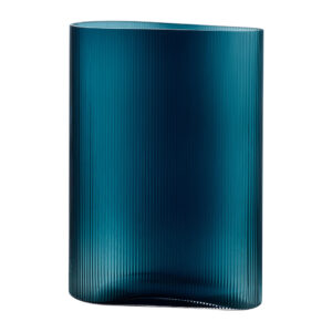 Mist Vase Petroleum Green Tall by Nude Glass
