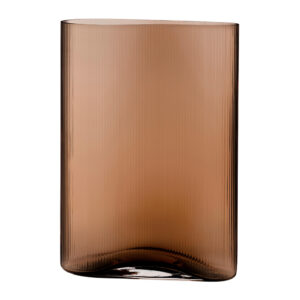 Mist Vase Caramel Tall by Nude Glass