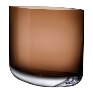 Blade Vase Regular Caramel by Nude Glass