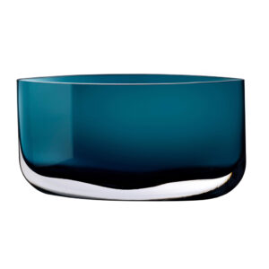 Blade Vase Wide Petroleum Green by Nude Glass