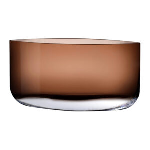 Blade Vase Wide Caramel by Nude Glass