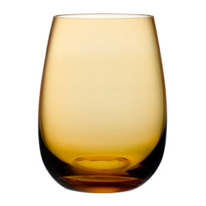 Colored U Set of 4 Tumblers Amber by Nude Glass