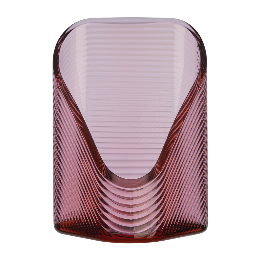 Mist Votive Medium Dusty Rose by Nude Glass