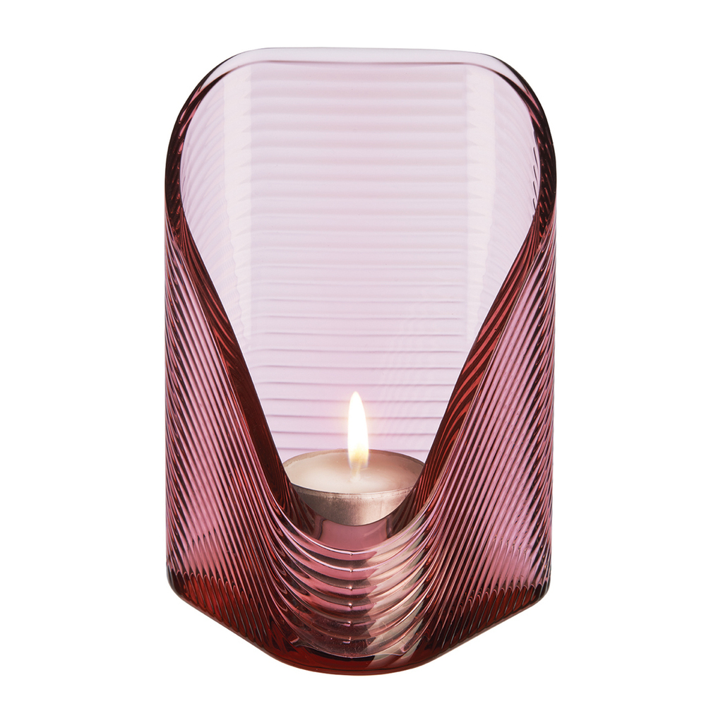 Mist Votive Medium Dusty Rose by Nude Glass - Image 2