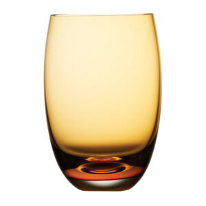 Colored O Set of 4 Glasses Amber by Nude Glass