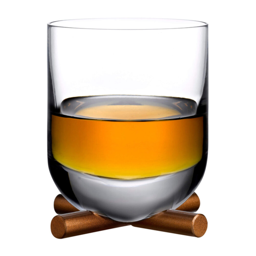 Camp Whisky SOF Glass With Brass Base by Nude Glass - Image 2