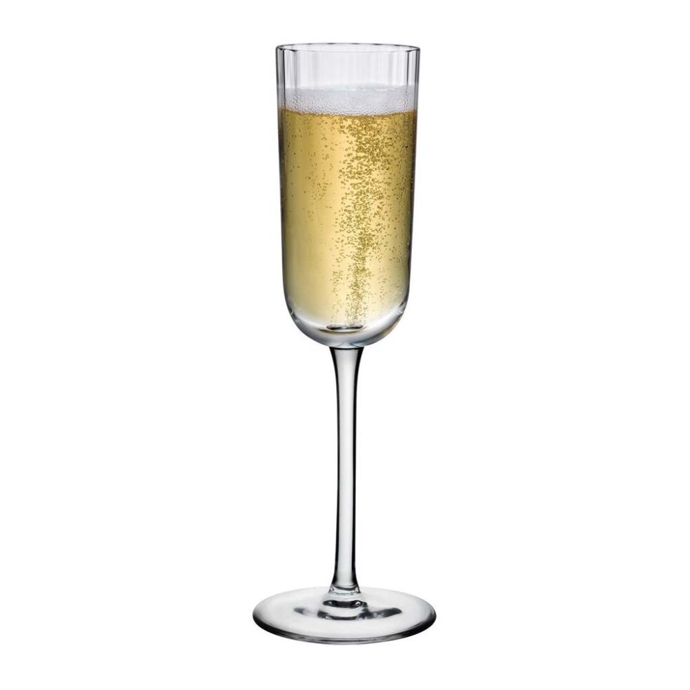 Neo Set of 2 Champagne Glasses by Nude Glass