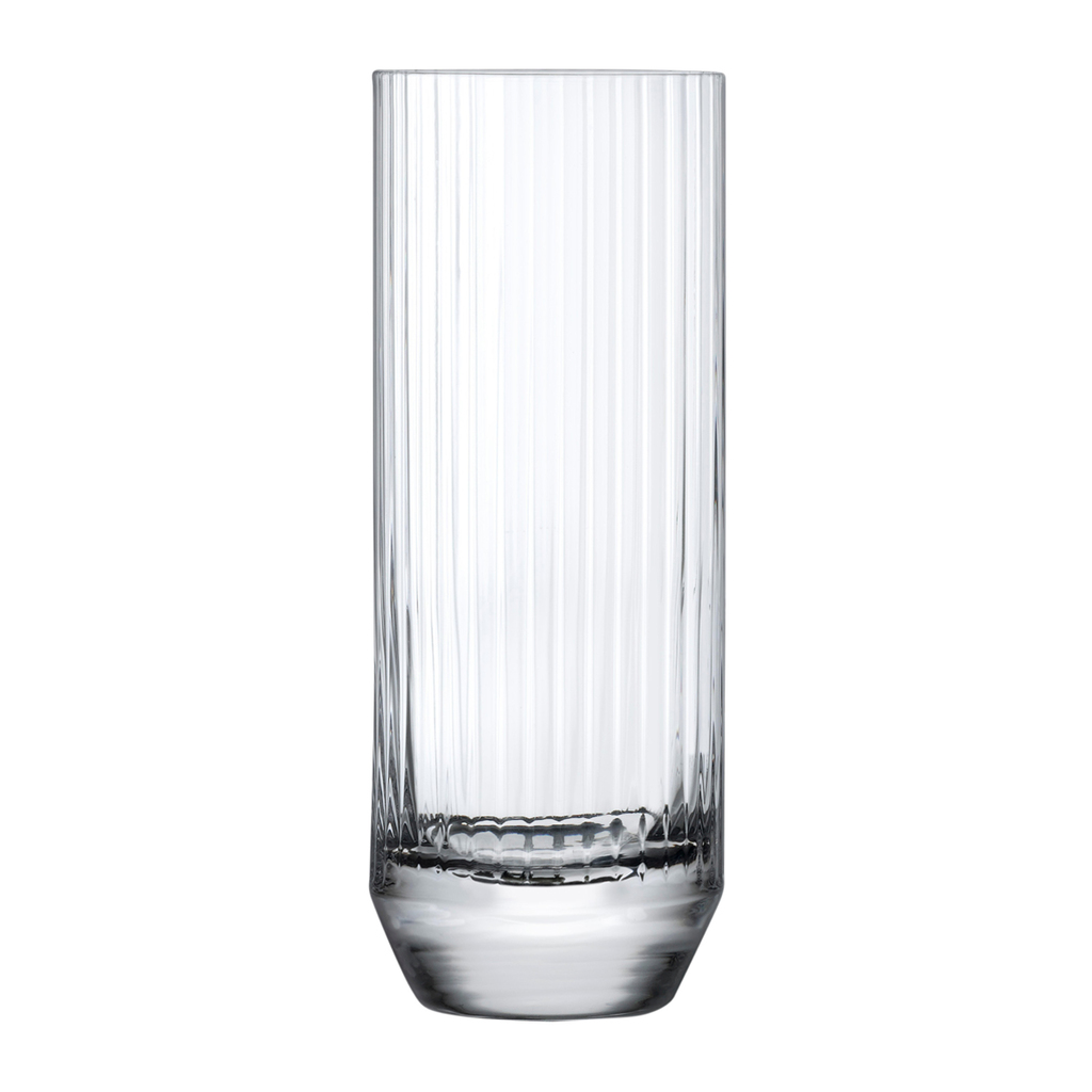 Big Top Set of 4 High Ball Glasses 11.5 oz by Nude Glass