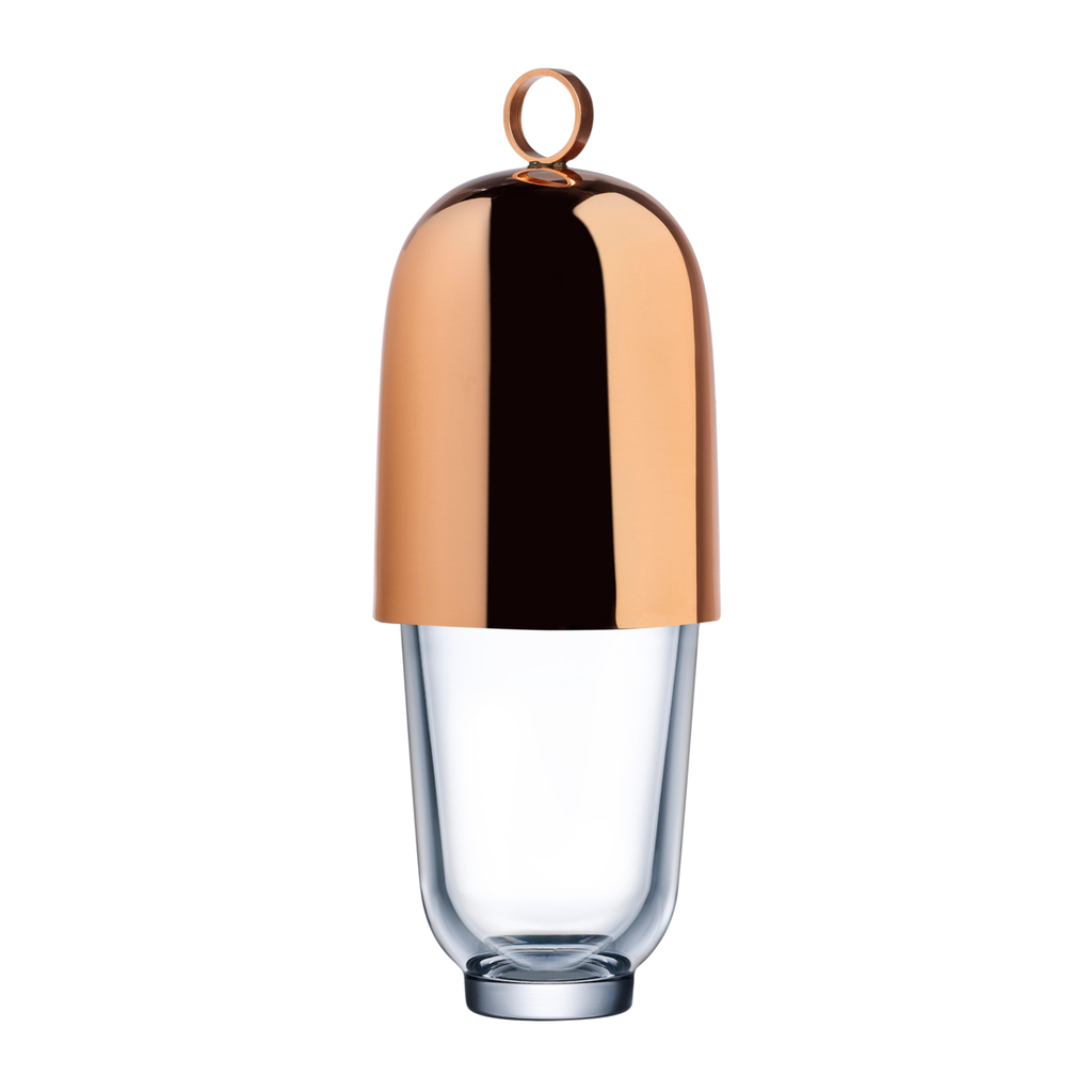 Hepburn Shaker with Metal Top by Nude Glass - Image 2
