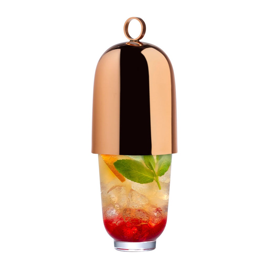 Hepburn Shaker with Metal Top by Nude Glass - Image 3