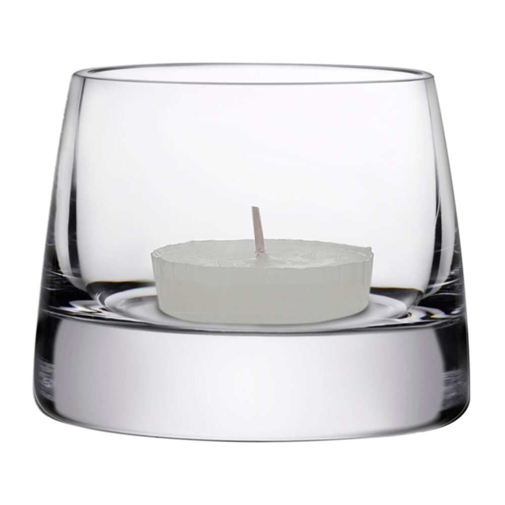 Joy Votive Candle Holder Medium Clear by Set of 2 Nude Glass - Image 2