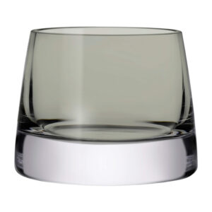 Joy Votive Candle Holder Medium Smoke Set of 2 by Nude Glass