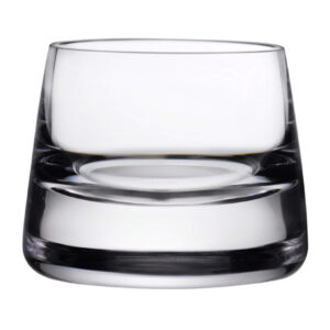Joy Votive Candle Holder Small Clear Set of 2 by Nude Glass