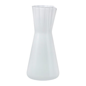 Lady Water Carafe Opal White by Nude Glass