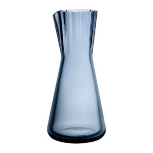 Lady Water Carafe Steel Blue by Nude Glass