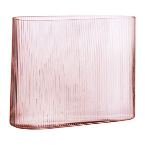 Mist Vase Dusty Rose Wide by Nude Glass