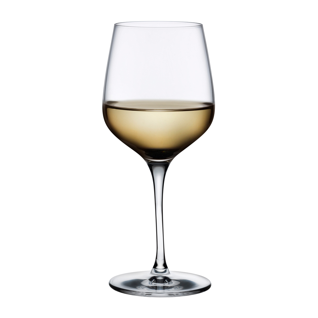 Refine Set of 2 White Wine Glasses by Nude Glass - Image 2