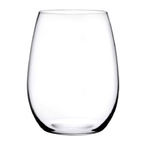 Pure Set of 4 Bordeaux Stemless Glasses by Nude Glass