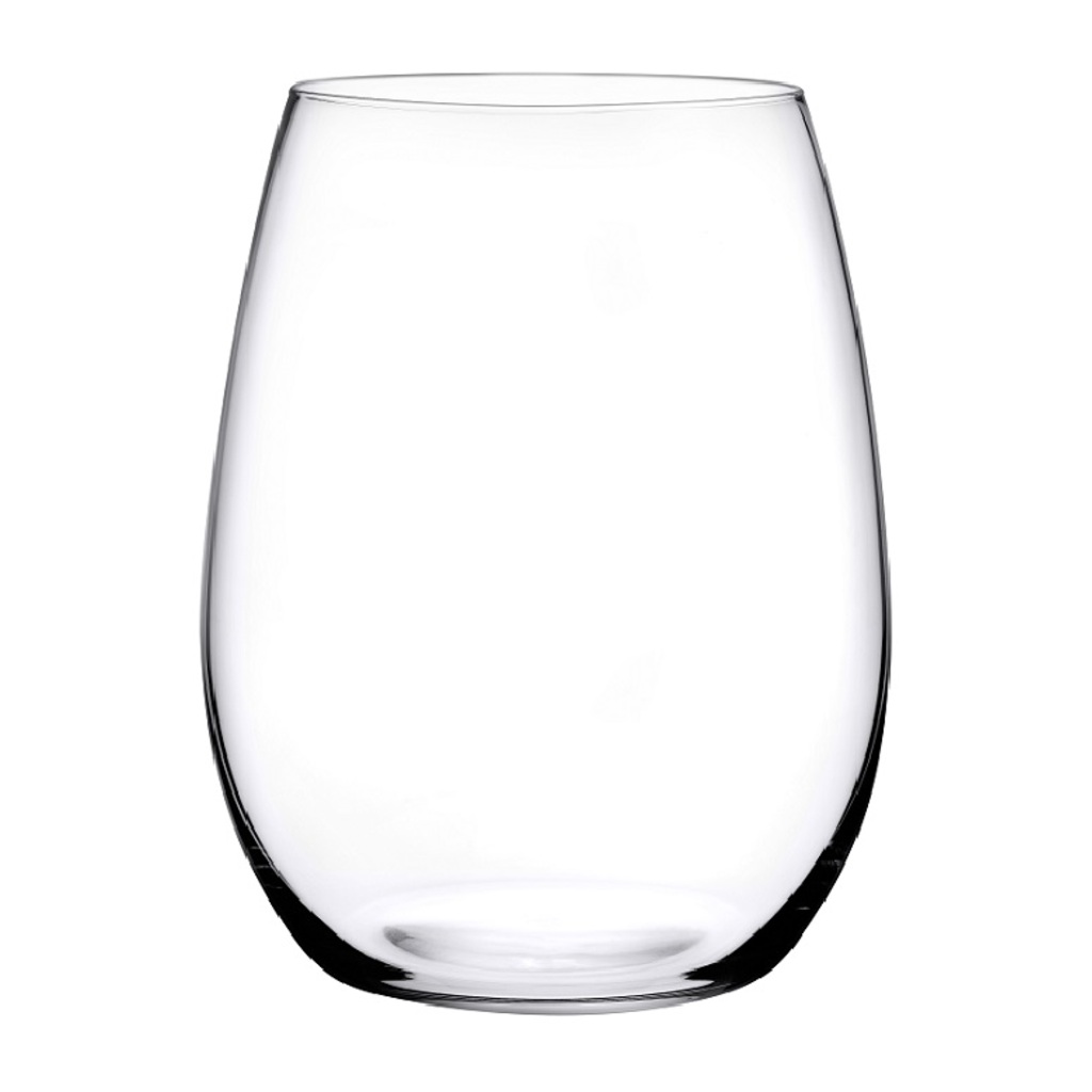 Pure Set of 4 Bordeaux Stemless Glasses by Nude Glass
