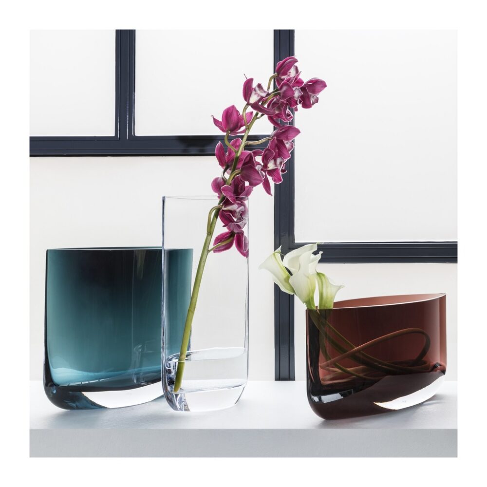Blade Vase Regular Petroleum Green by Nude Glass - Image 2