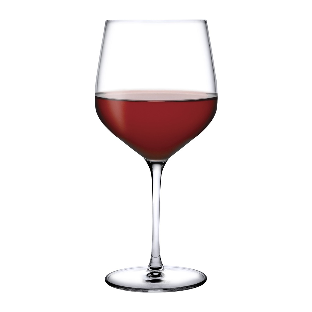 Refine Set of 2 Burgundy Glasses by Nude Glass - Image 2