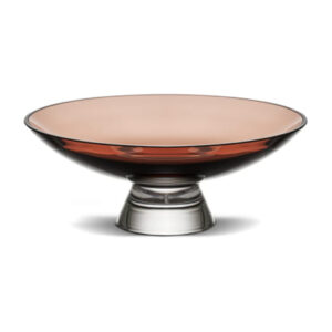 Silhouette Bowl Medium Caramel by Nude Glass