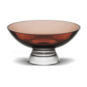 Silhouette Bowl Small Caramel by Nude Glass