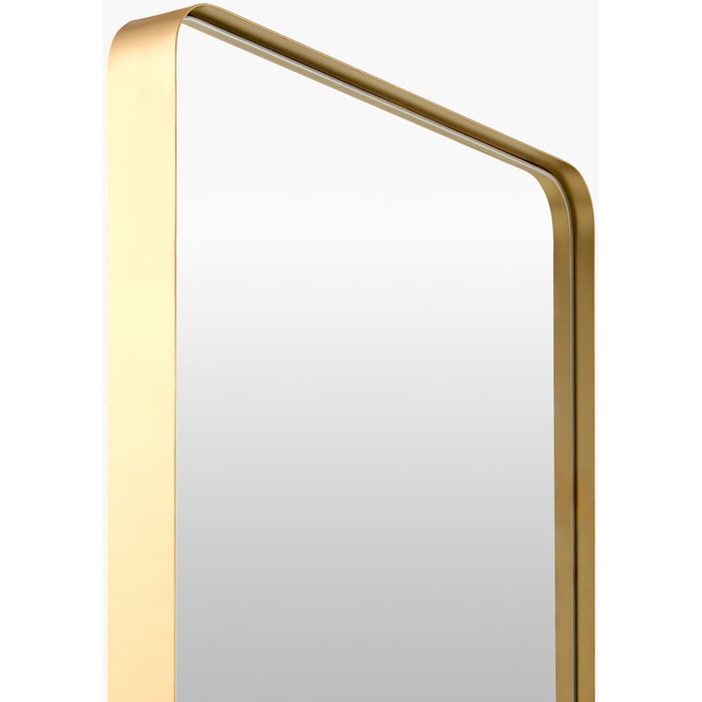 Carbondale Matte Gold Accent Mirror by Livabliss - Image 3