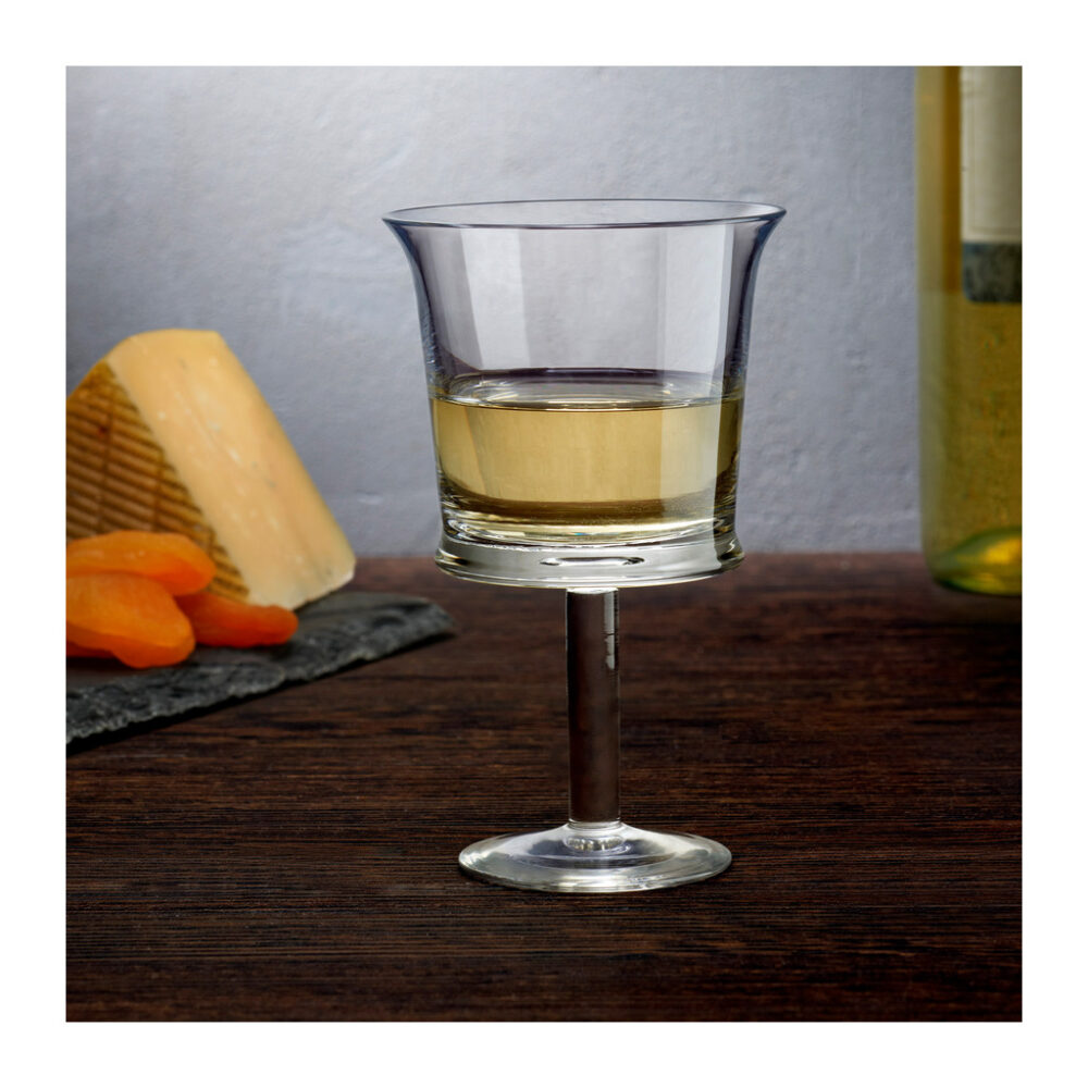 Jour Set of 2 White Wine Glasses by Nude Glass - Image 3