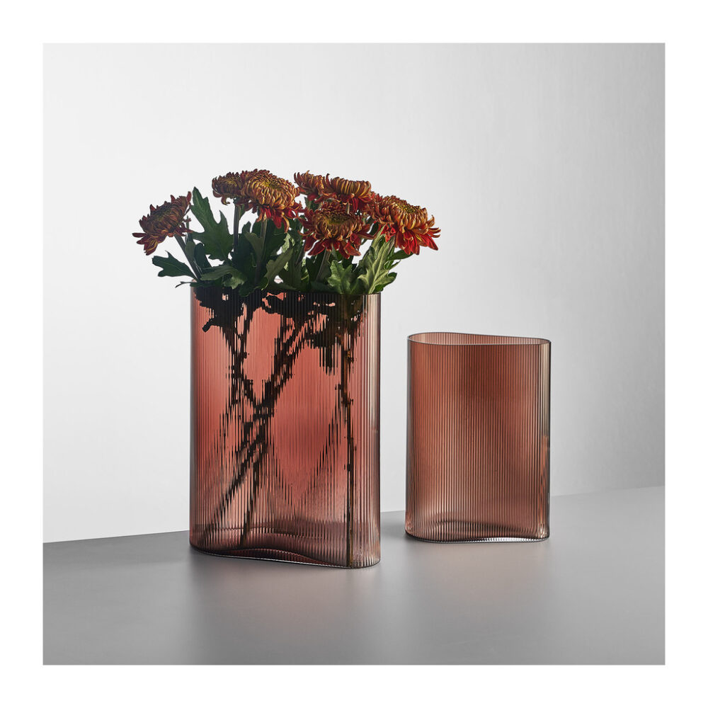 Mist Vase Caramel Short by Nude Glass - Image 2