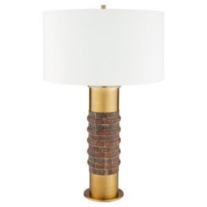Anneau Charcoal and Brass Table Lamp by Cyan Design