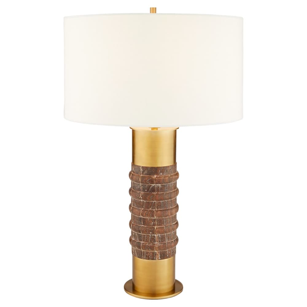 Anneau Charcoal and Brass Table Lamp by Cyan Design - Image 2