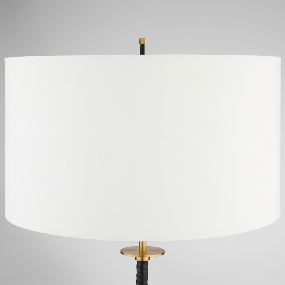 Santiago Black and Brass Table Lamp by Cyan Design - Image 3