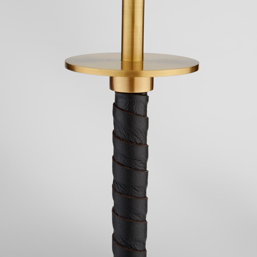 Santiago Black and Brass Table Lamp by Cyan Design - Image 4