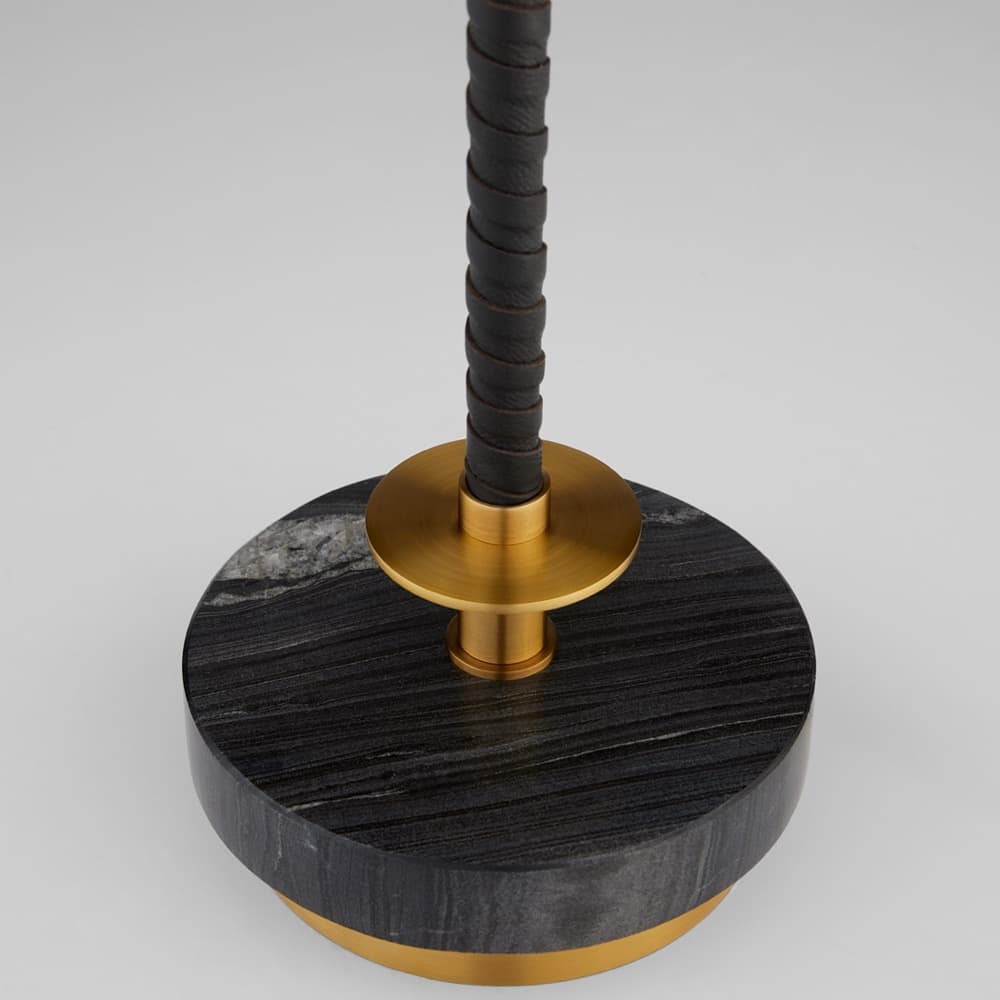 Santiago Black and Brass Table Lamp by Cyan Design - Image 5