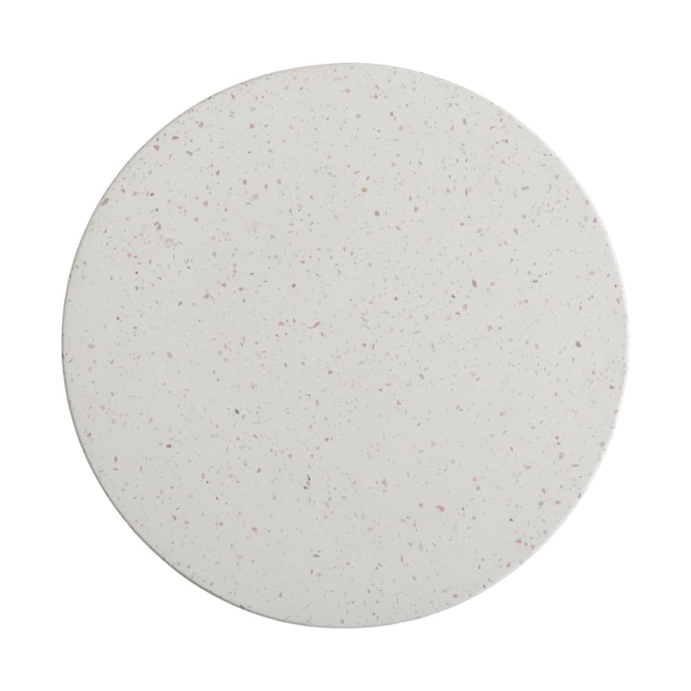 Jag Round White Terrazzo Garden Stool by Emissary - Image 3